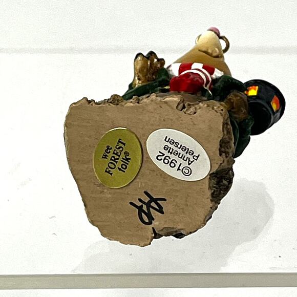 Wee Forest Folk Mr. Mole 1992 Red Boots MO-00 Annette Petersen Christmas Holiday - Picture 6 of 8